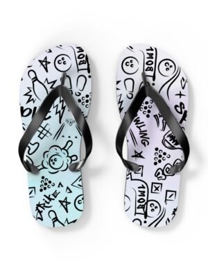 Bowling Fanatic Flip Flops